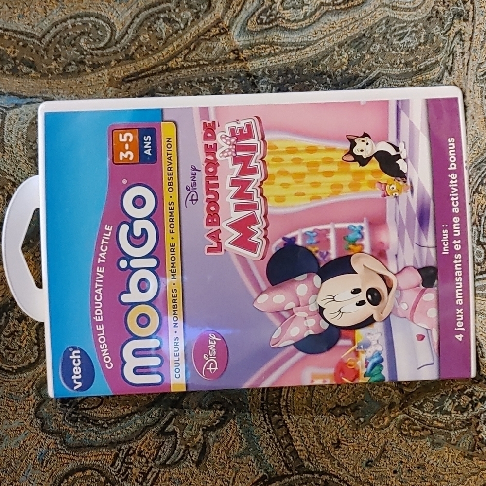 Vtech Mobigo game La boutique de Minnie Disney‎ interactive games